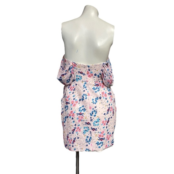 Adierlina off shoulder Pink Blue Coquette corset Small Mini Micro party dress - Picture 8 of 9